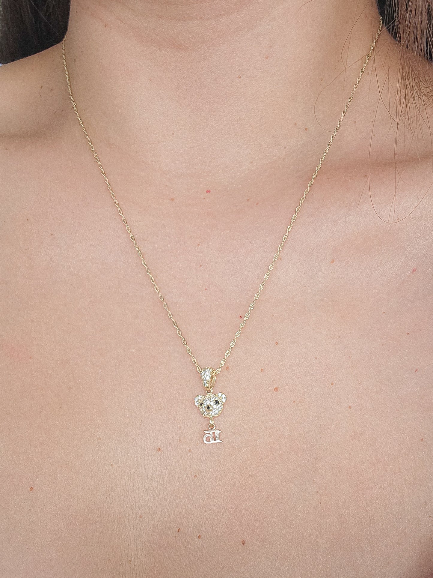 Dije de osito (quinceañera) oro 10k