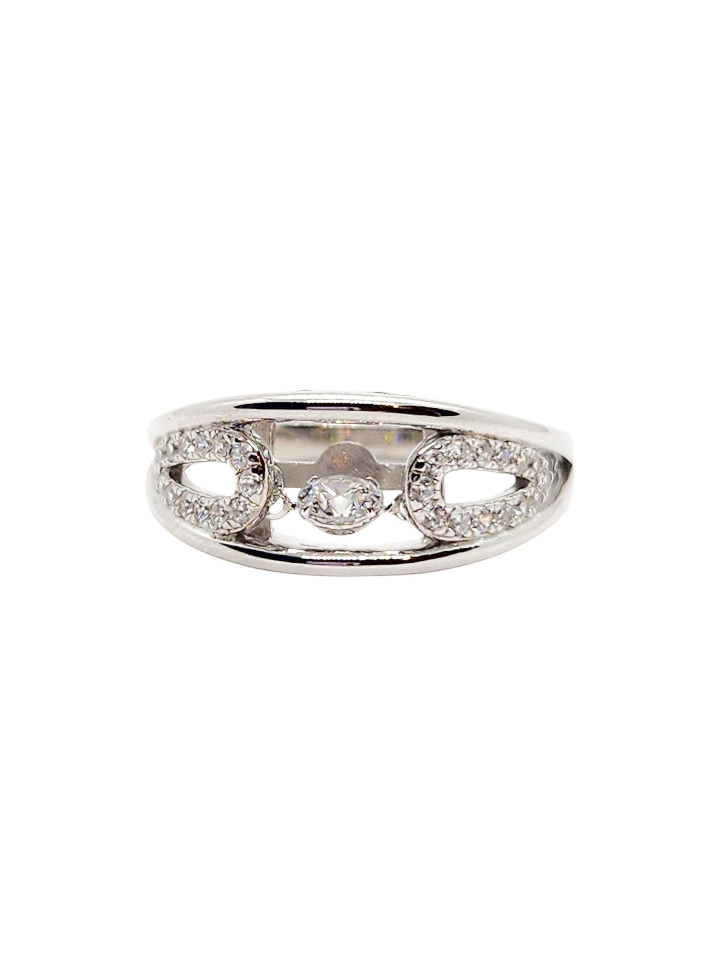 Anillo argolla giratorio plata 925 PREMIUM