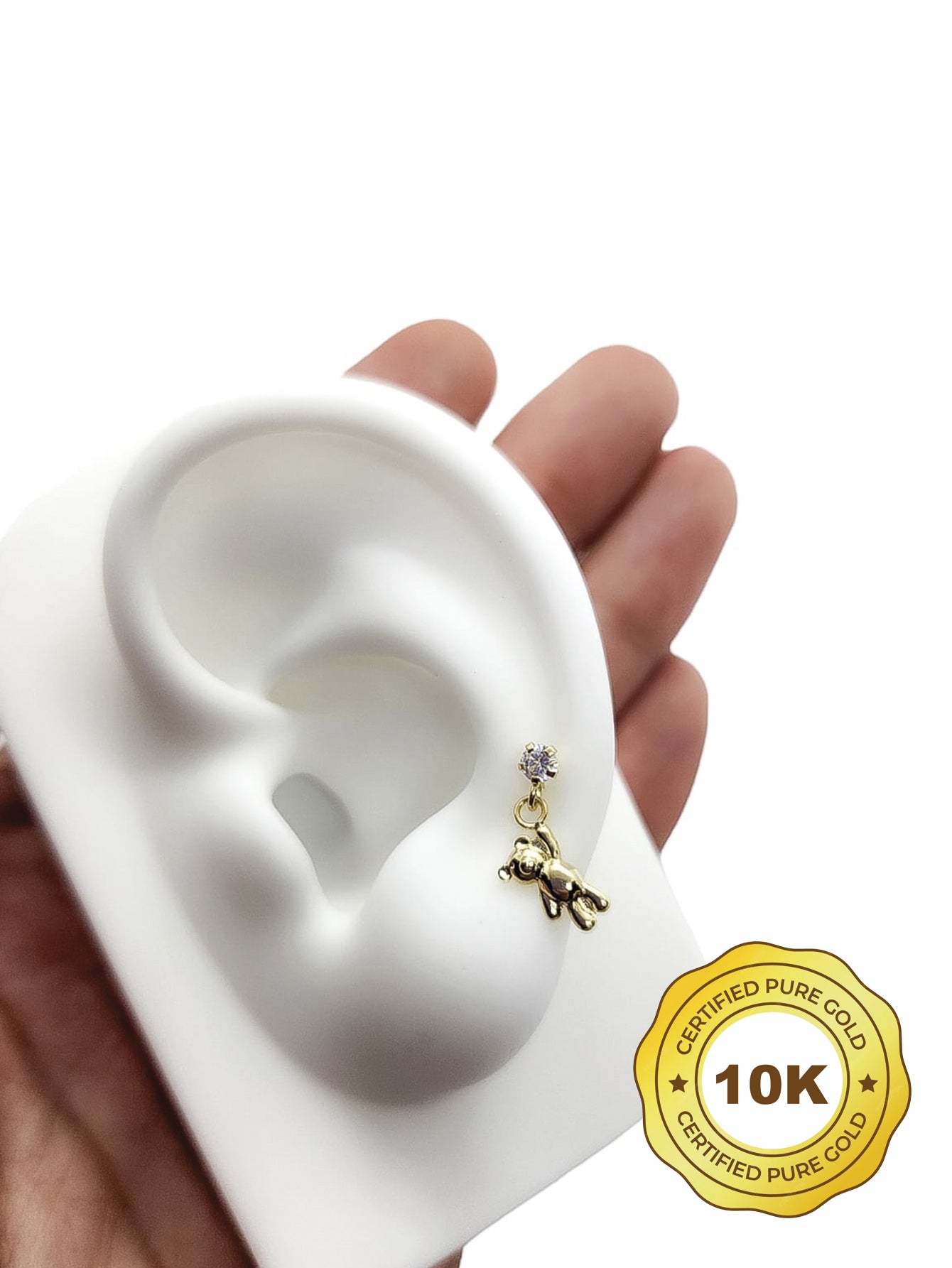 Par o pieza de Broquel Osito colgante