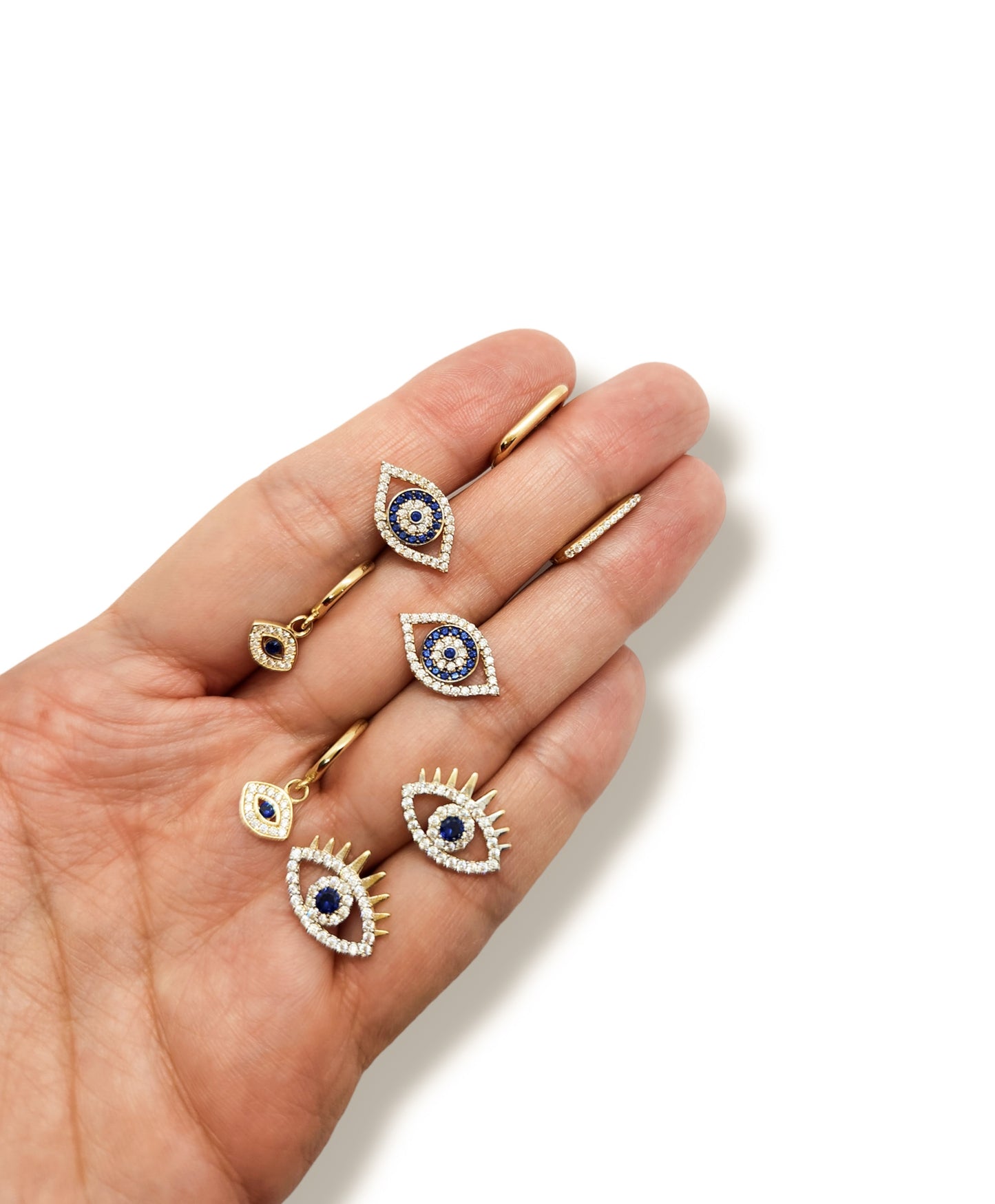 Aretes de ojito turco