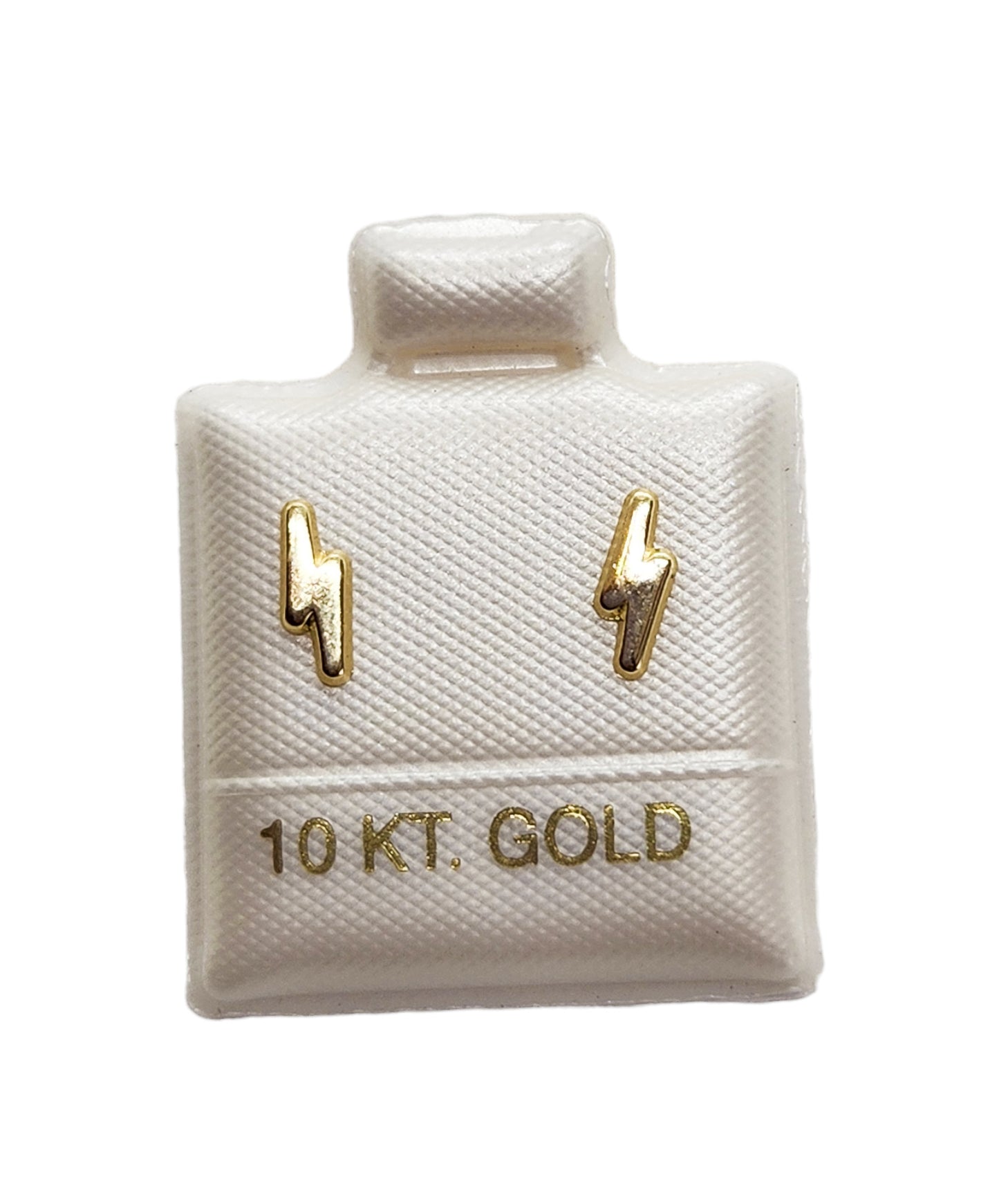 Par de Broquel rayo oro 10k DORADO