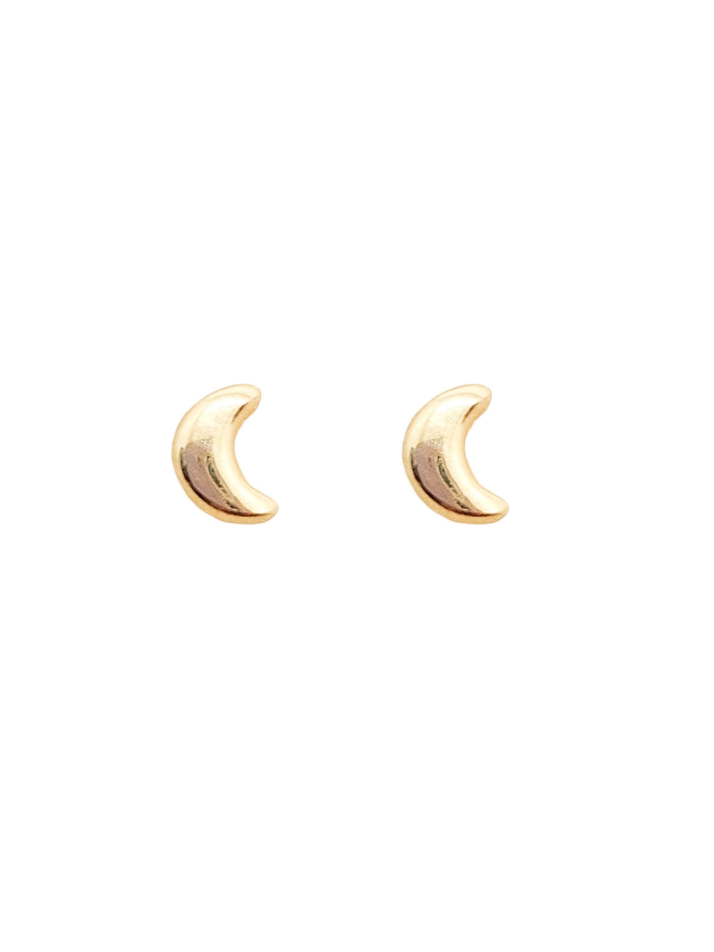 Par o Pieza de Broquel Luna Lt Mini Oro 10k DORADO