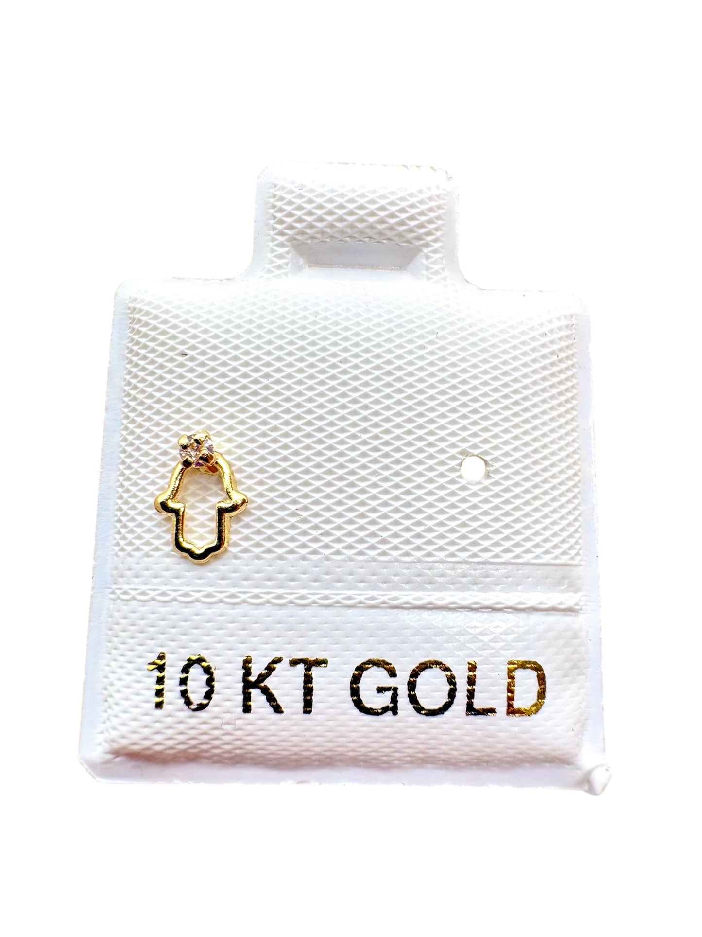 Par o pieza Broquel mano Fatima montura ORO 10K