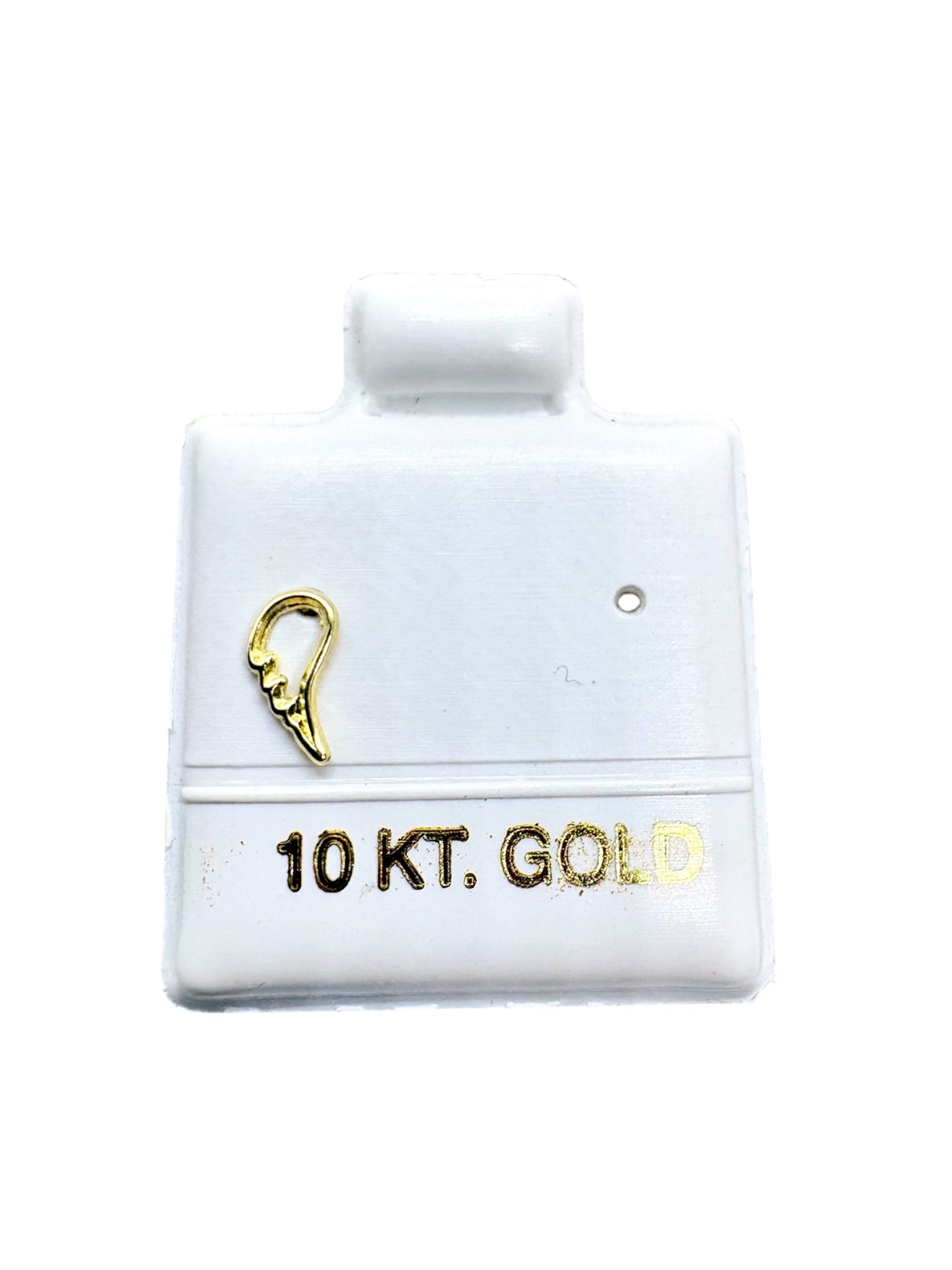 Par o pieza contorno alas ORO 10K