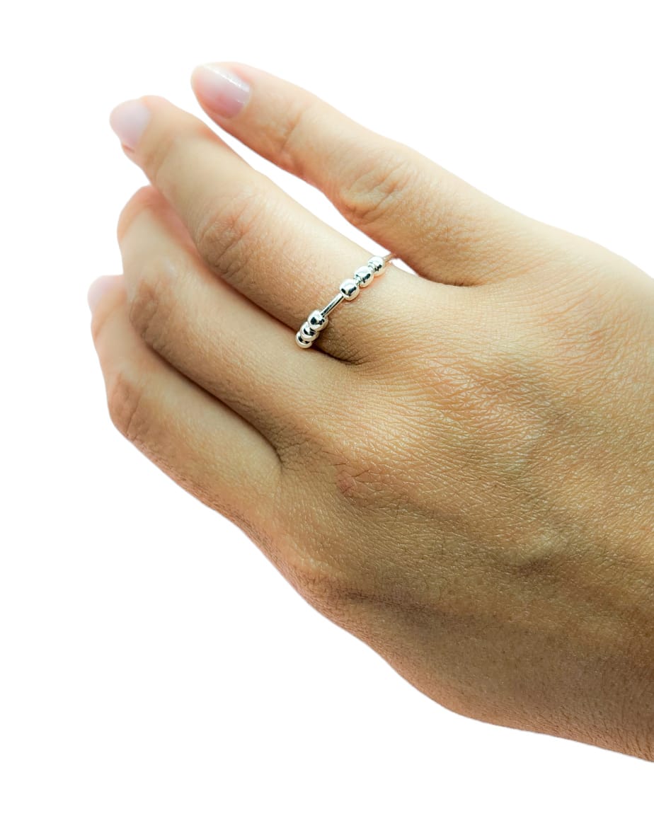 Anillo de bolitas giratorias (anti-estrés)