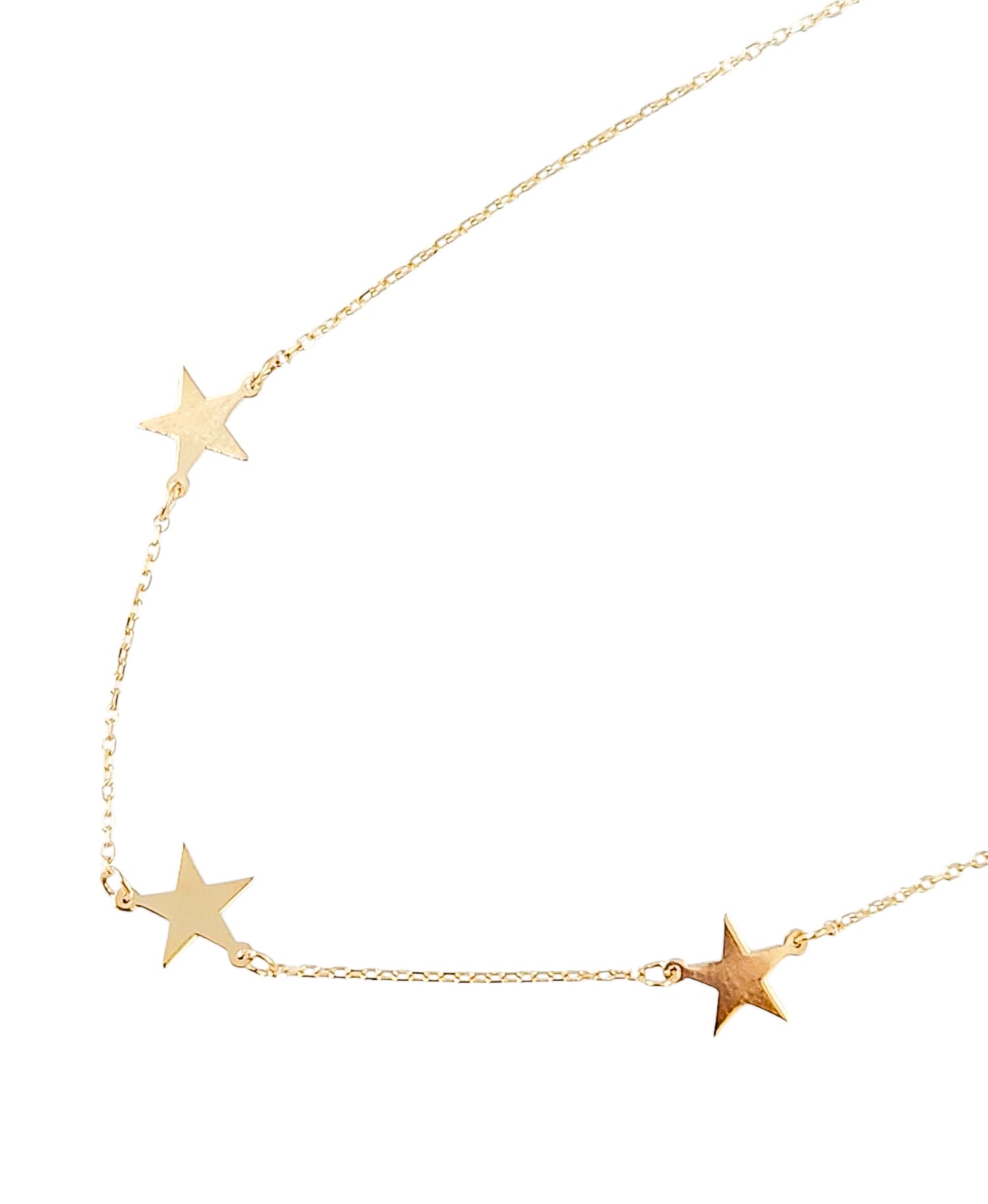 Pulsera estrellas oro 10k