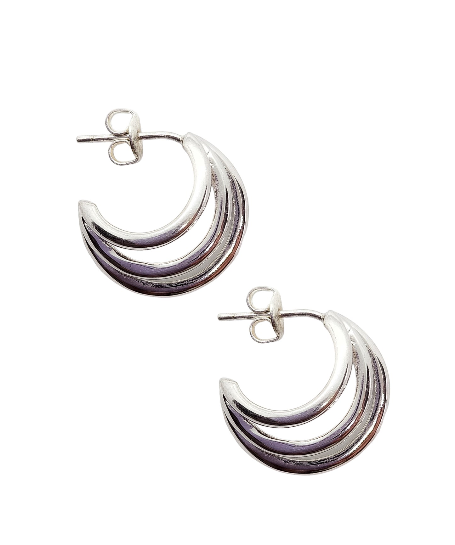 Aretes triple aro