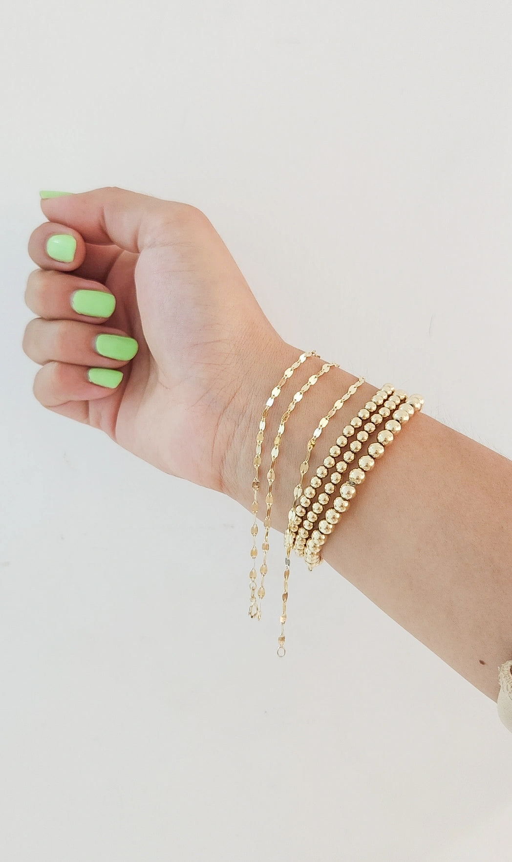 Pulsera semilla de café oro amarillo oro 10k