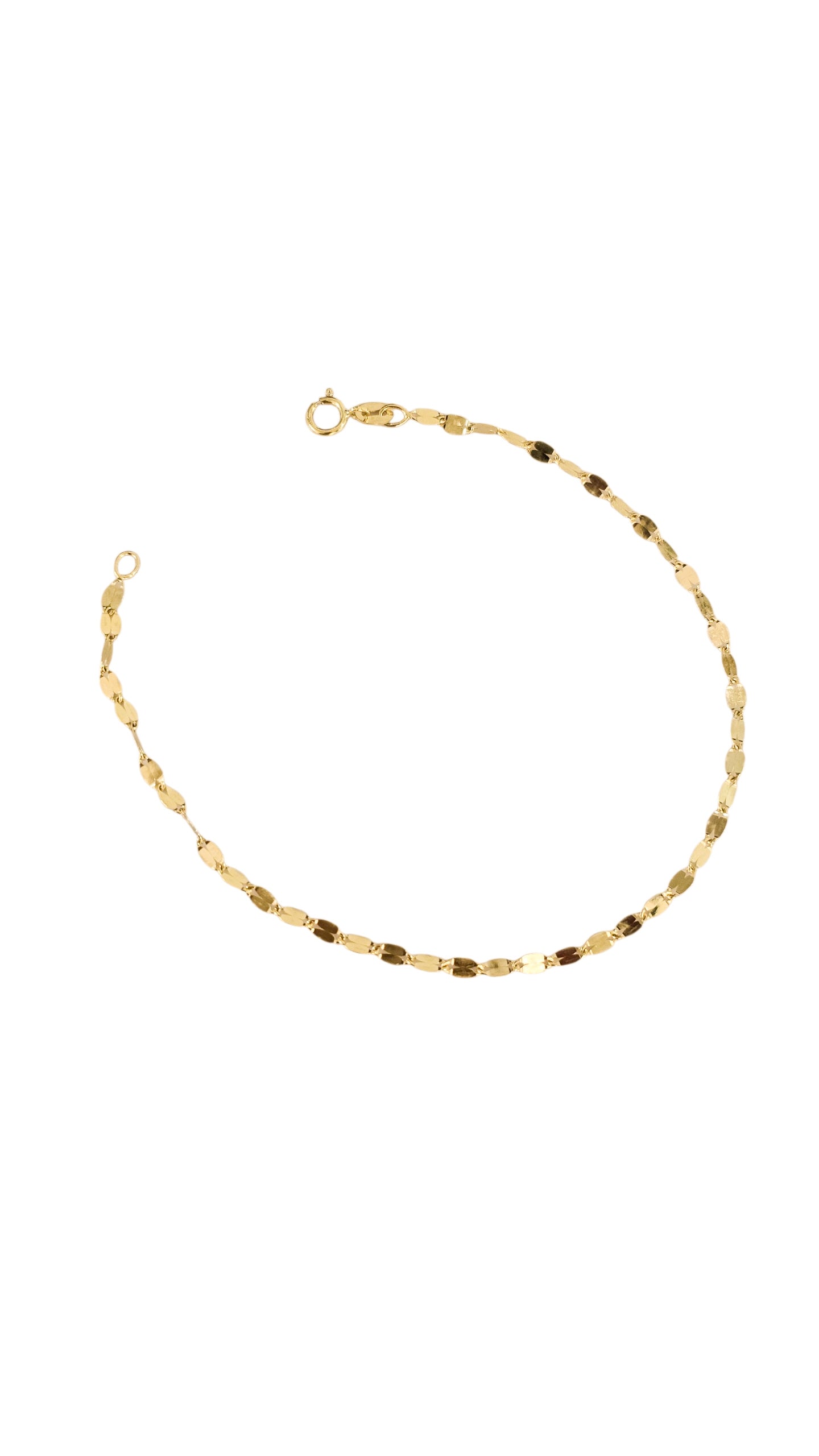 Pulsera semilla de café oro amarillo oro 10k