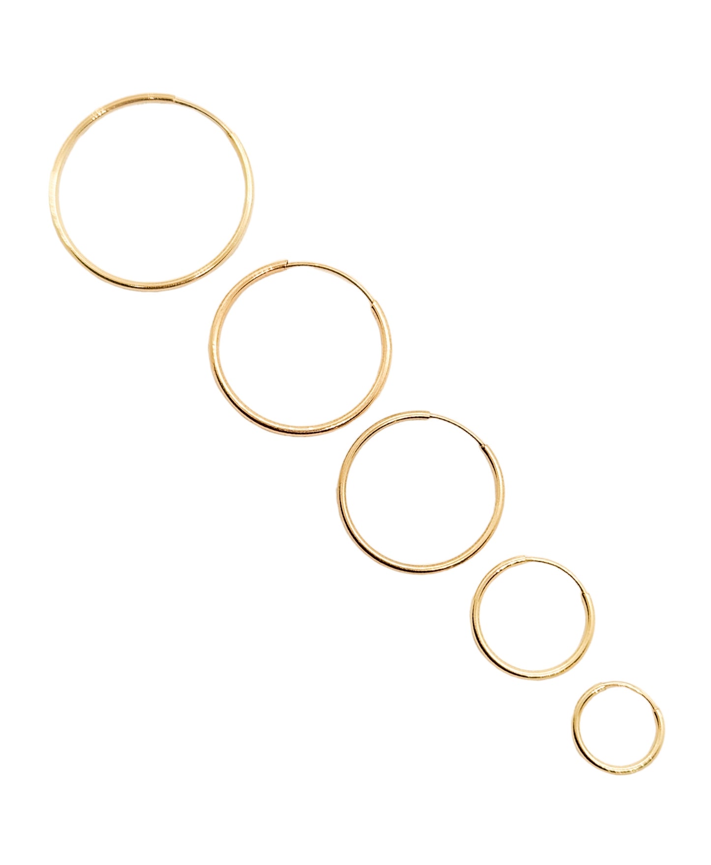 Arracadas básicas lisas