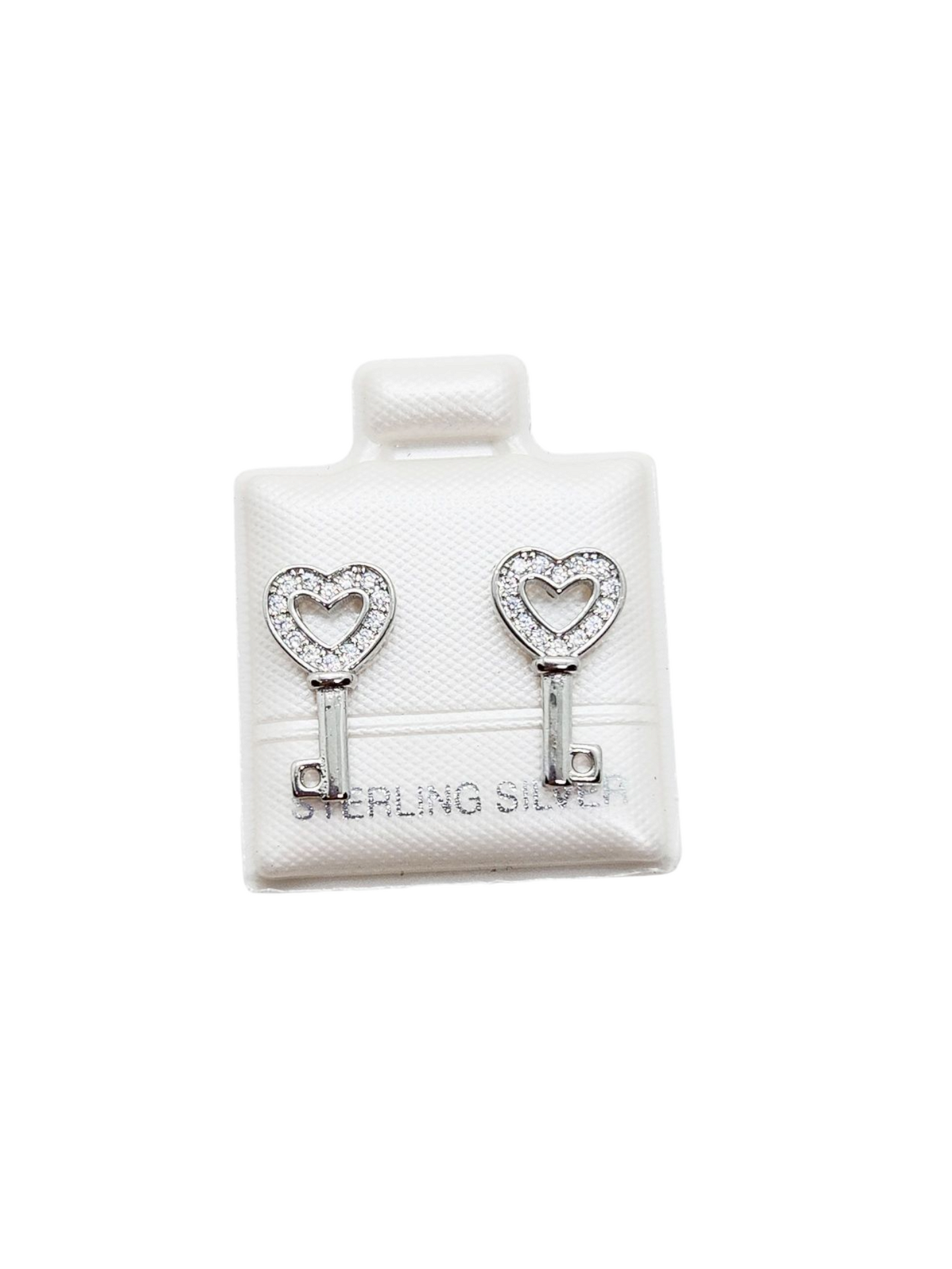 Par de Broquel llave PREMIUM plata 925