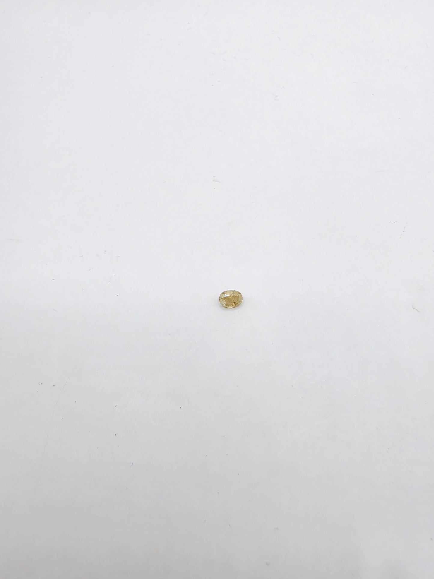 Anillo de diamante natural "Salt and Pepper"solitario oro 10k corte Oval