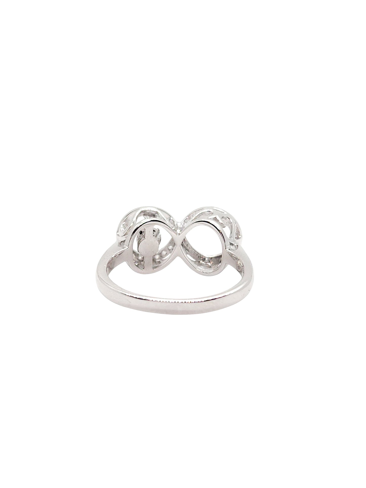 Solitario infinito giratorio plata 925 PREMIUM