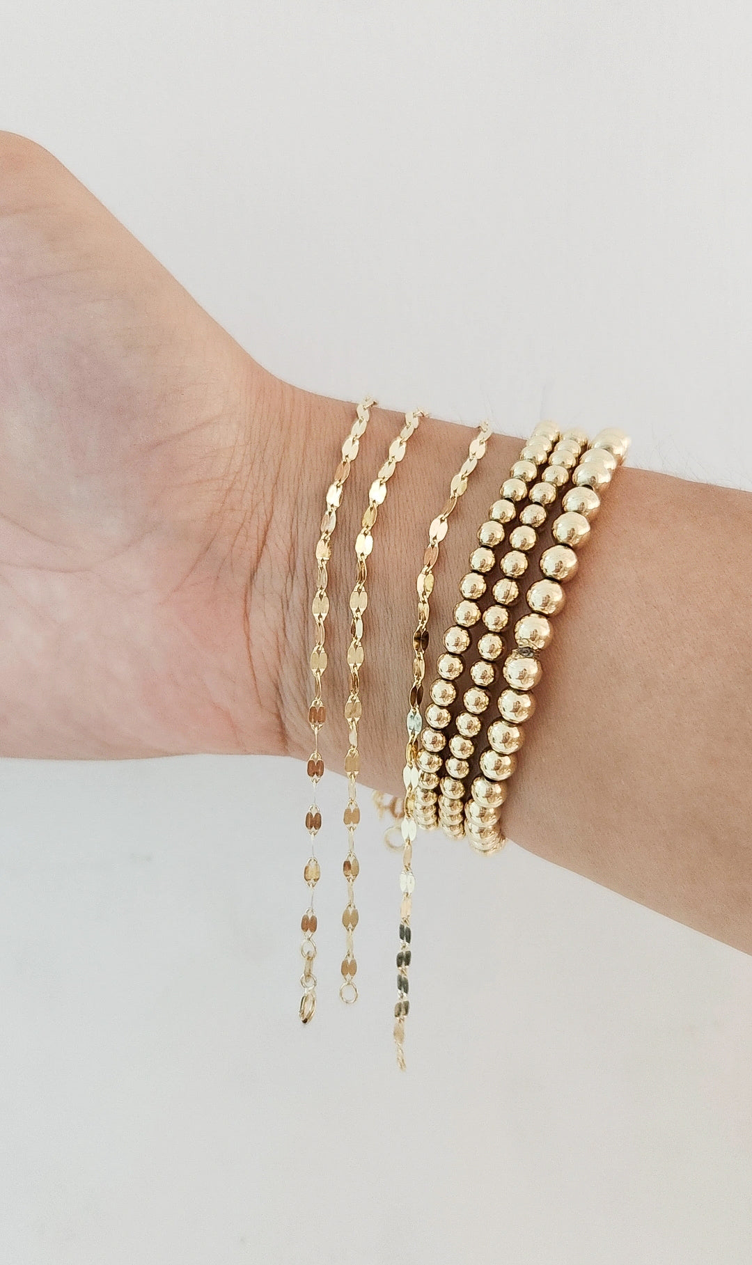 Pulsera semilla de café oro amarillo oro 10k