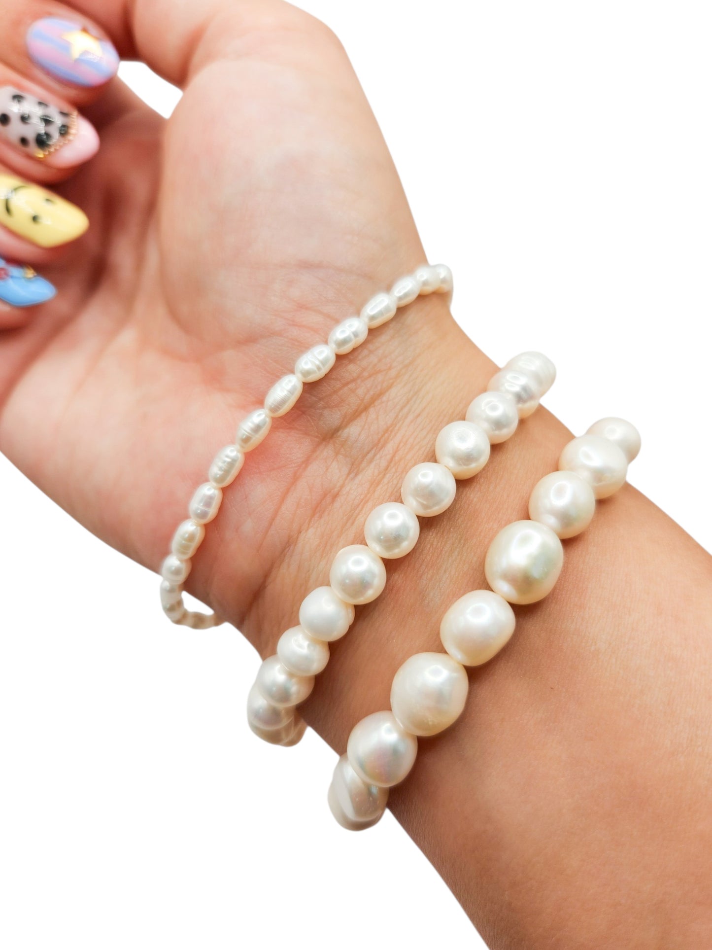 Pulsera de perlas "Nube"