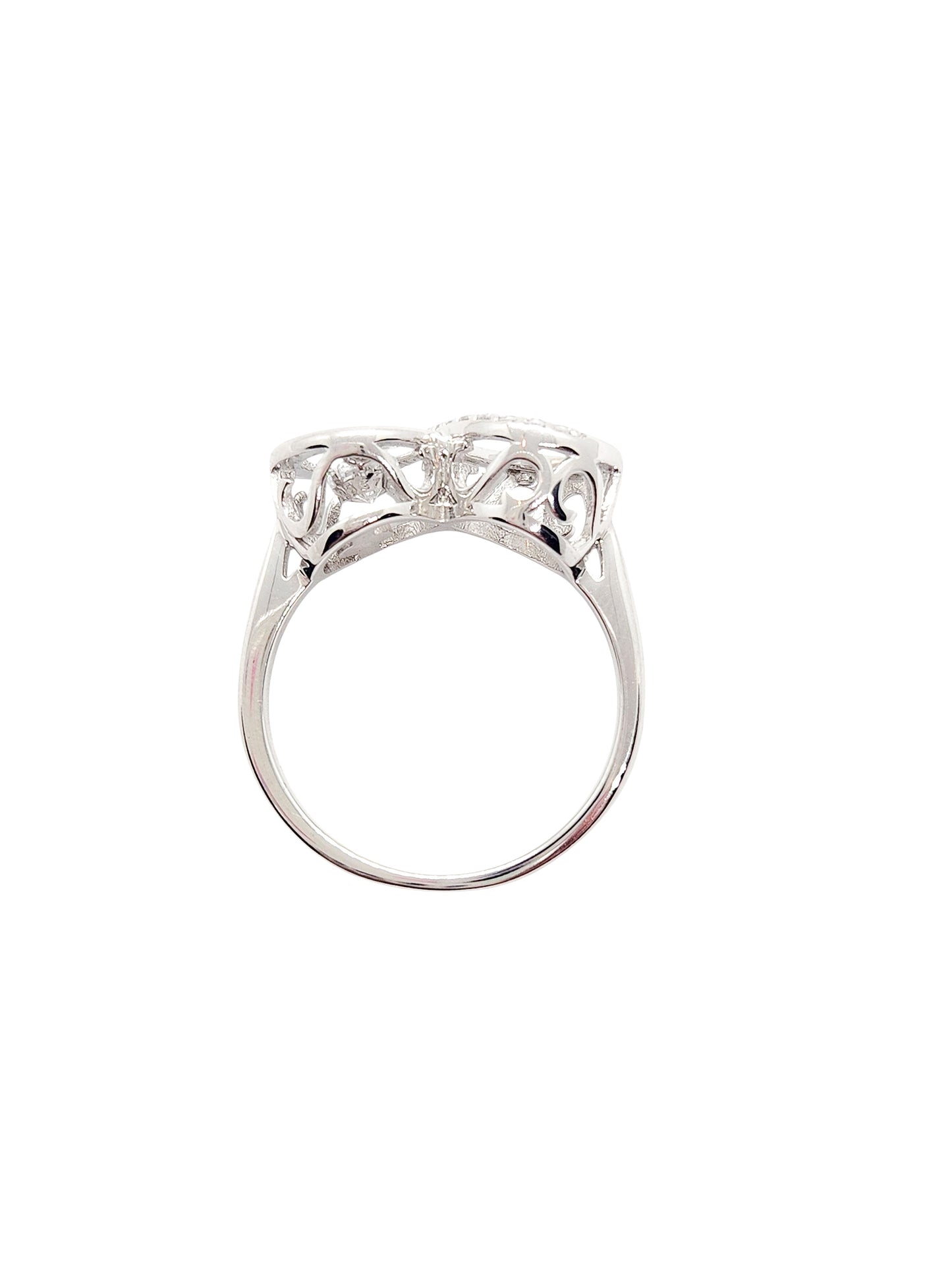 Solitario infinito giratorio plata 925 PREMIUM