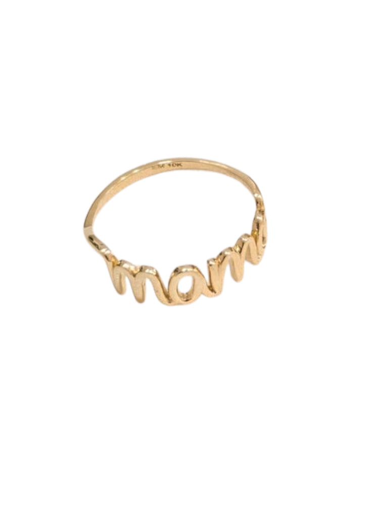 Anillo mamá oro 10k
