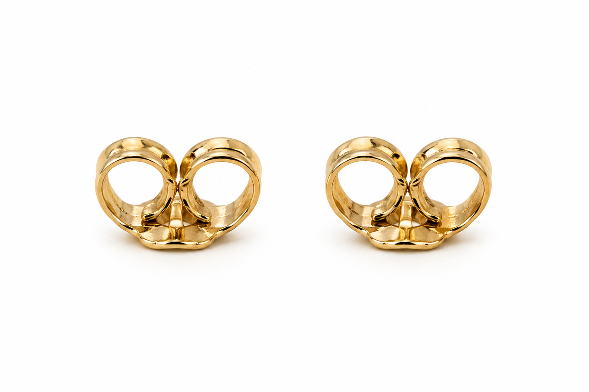 Mariposas para aretes oro 10k
