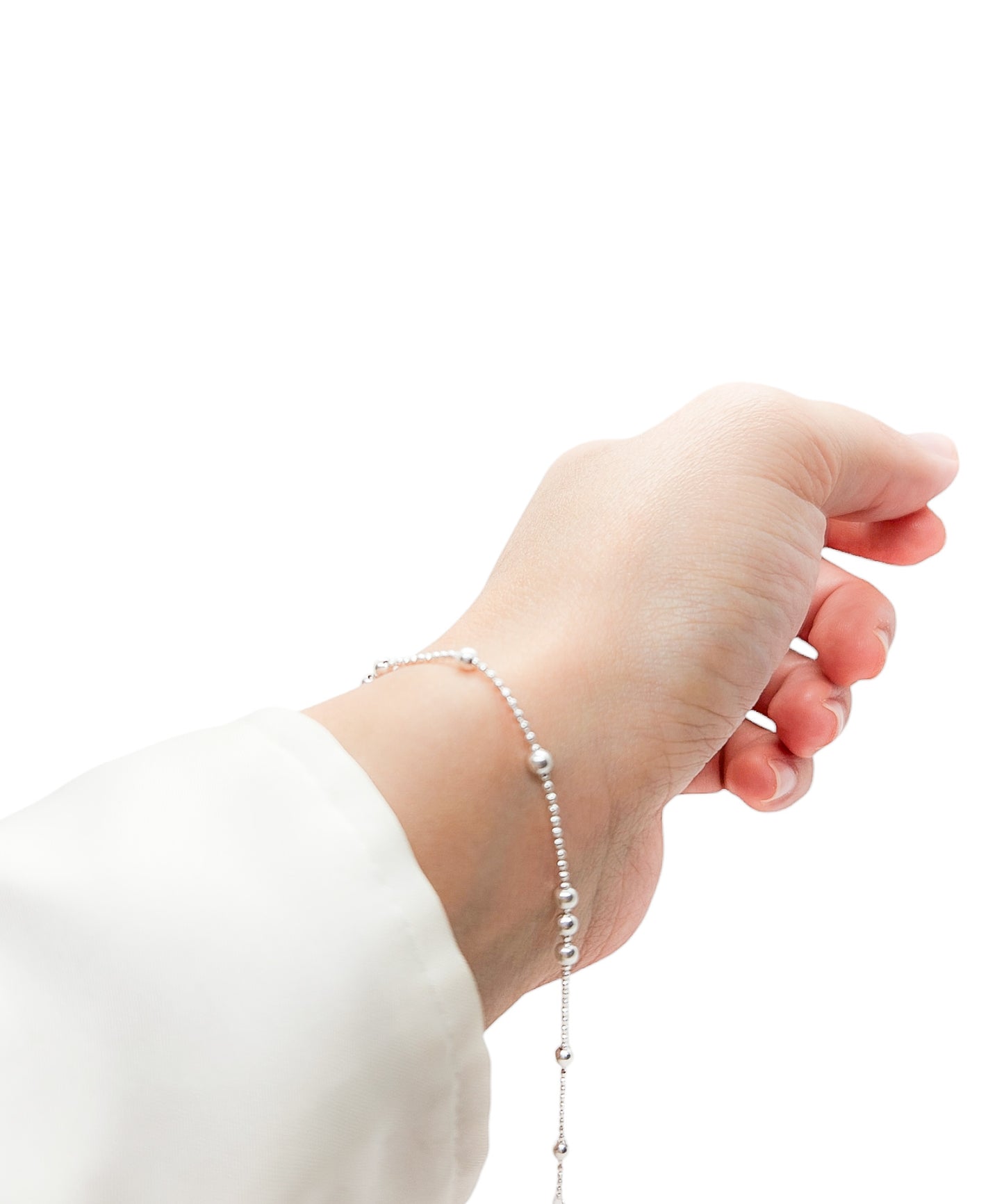 Pulso bolitas 5 mm plata 925