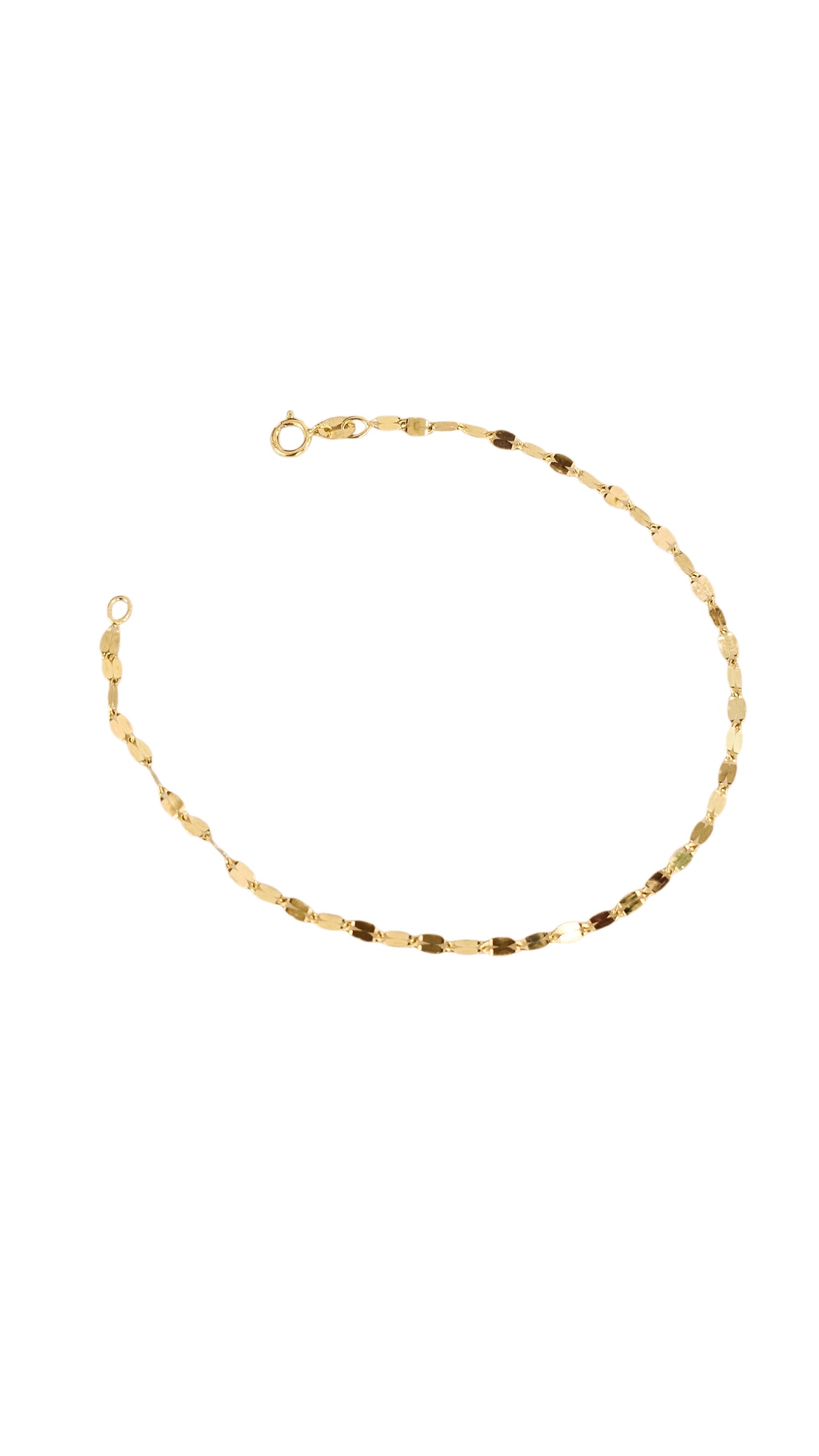 Pulsera semilla de café oro amarillo oro 10k