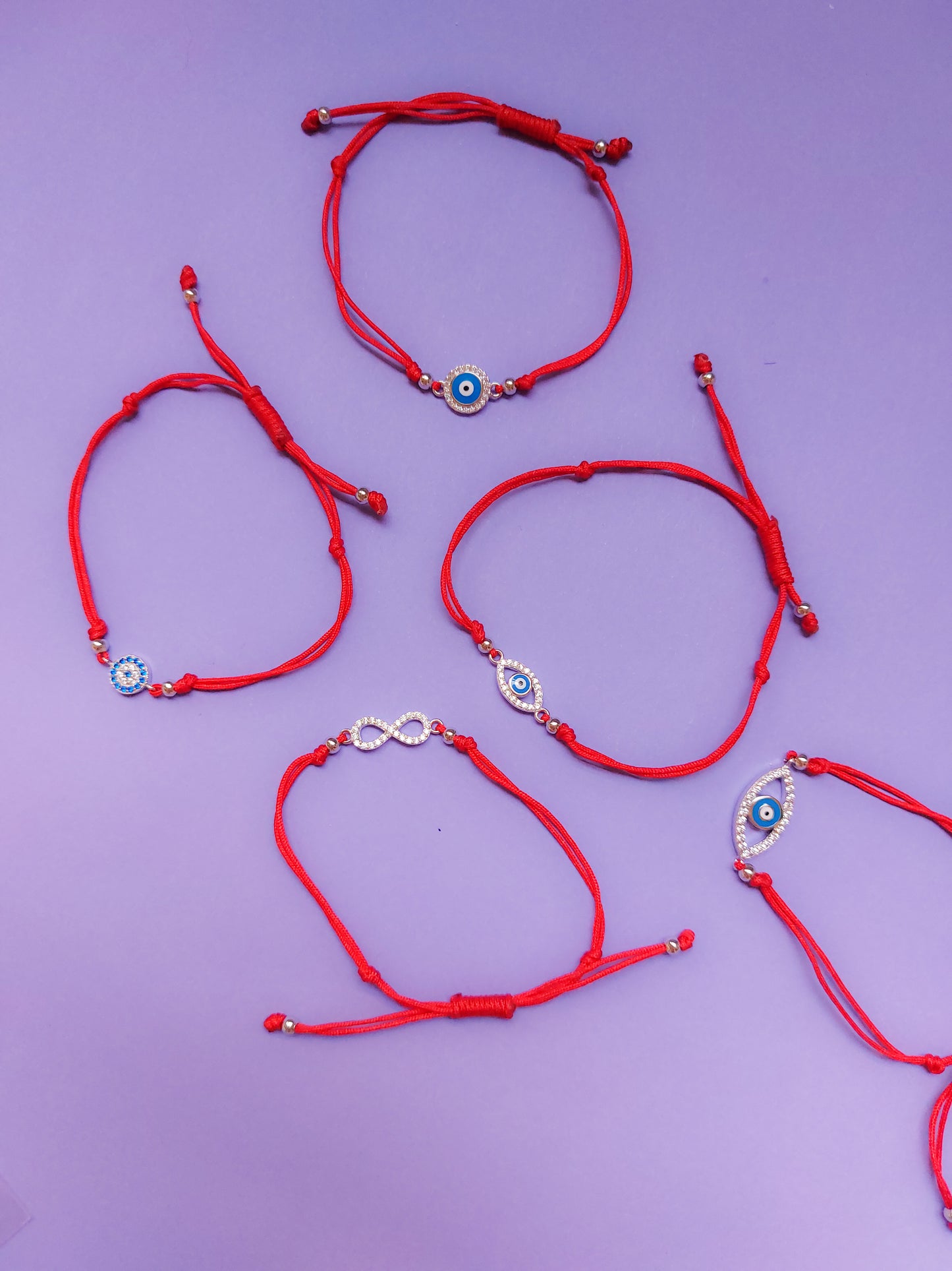 Pulsera turca de hilo ojo 2