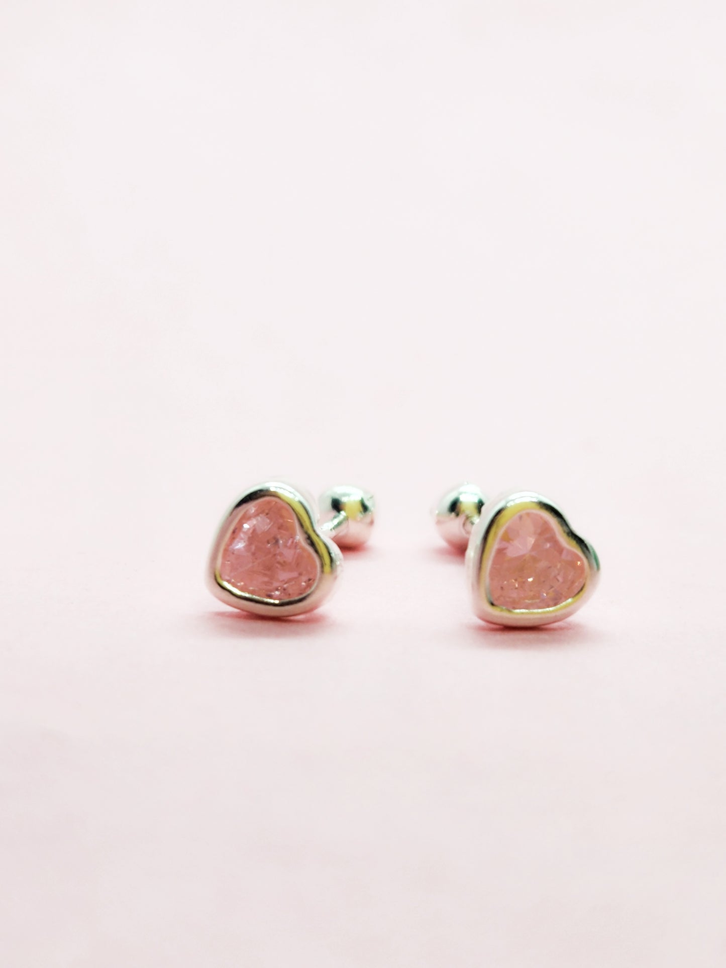Broquel corazón bisel liso #4
