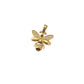 Dije abeja con piedras ORO 10K
