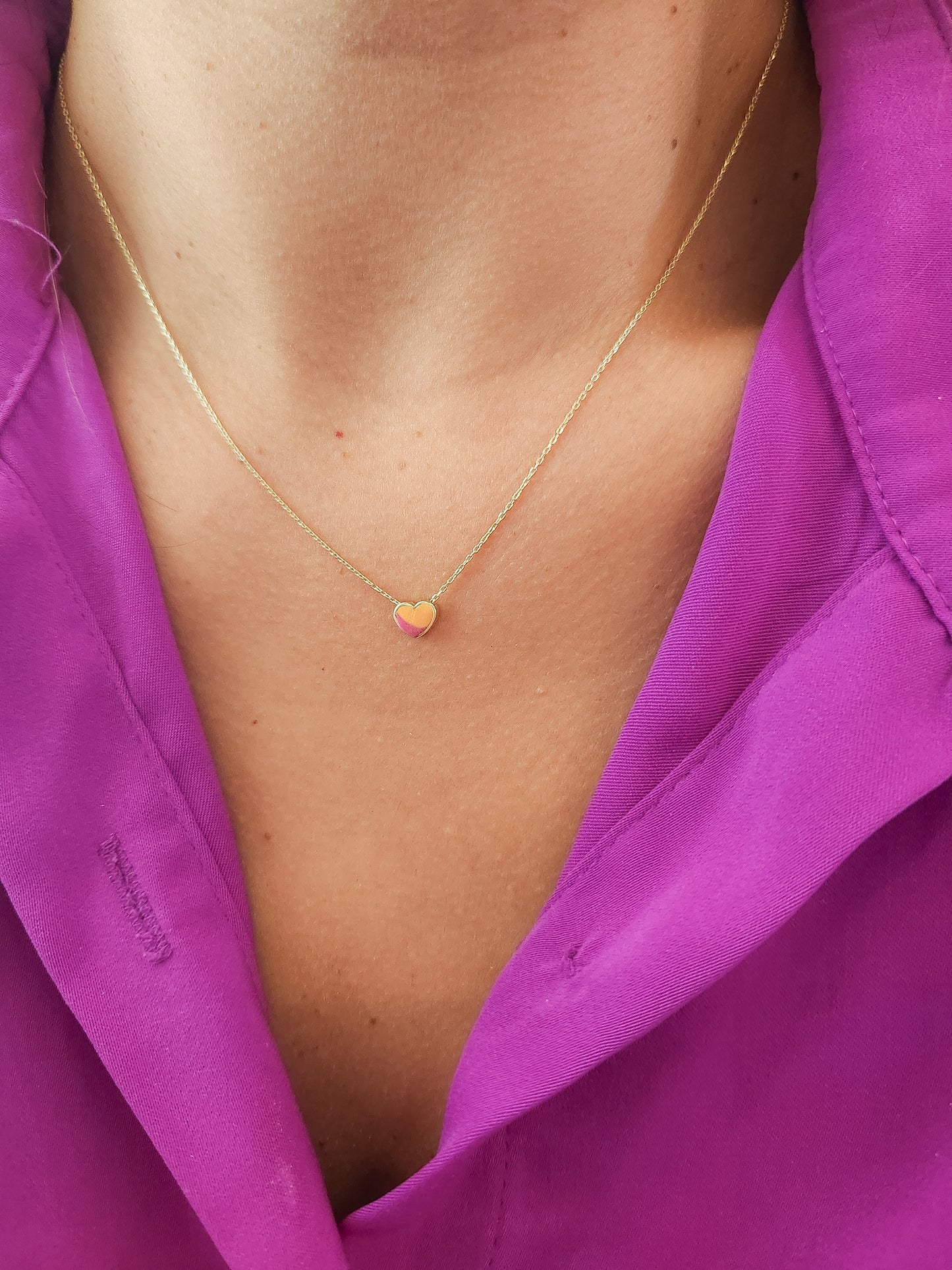 Gargantilla con dije corazón
