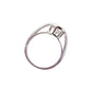 Solitario gota giratorio plata 925 PREMIUM