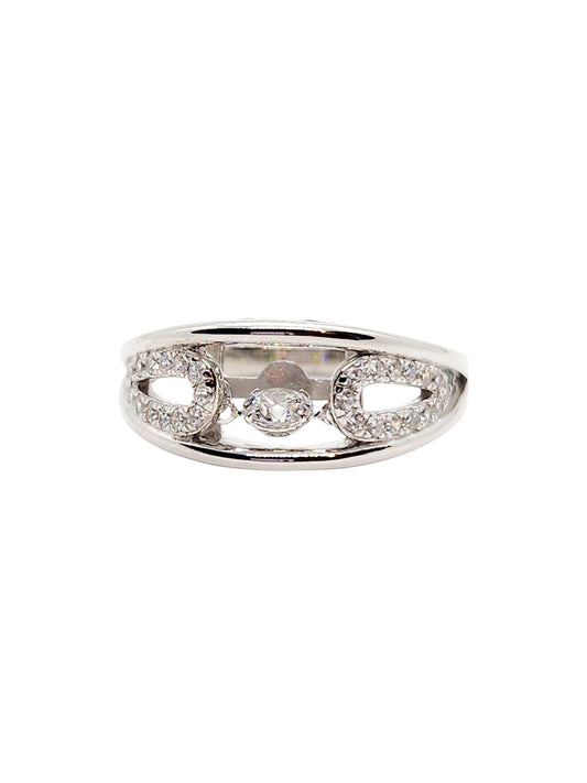 Anillo argolla giratorio plata 925 PREMIUM