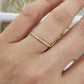 Anillo puntos oro 10k dorado