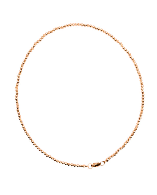 Collar bola BIMETAL DORADA 3mm (PLATA Y ORO)