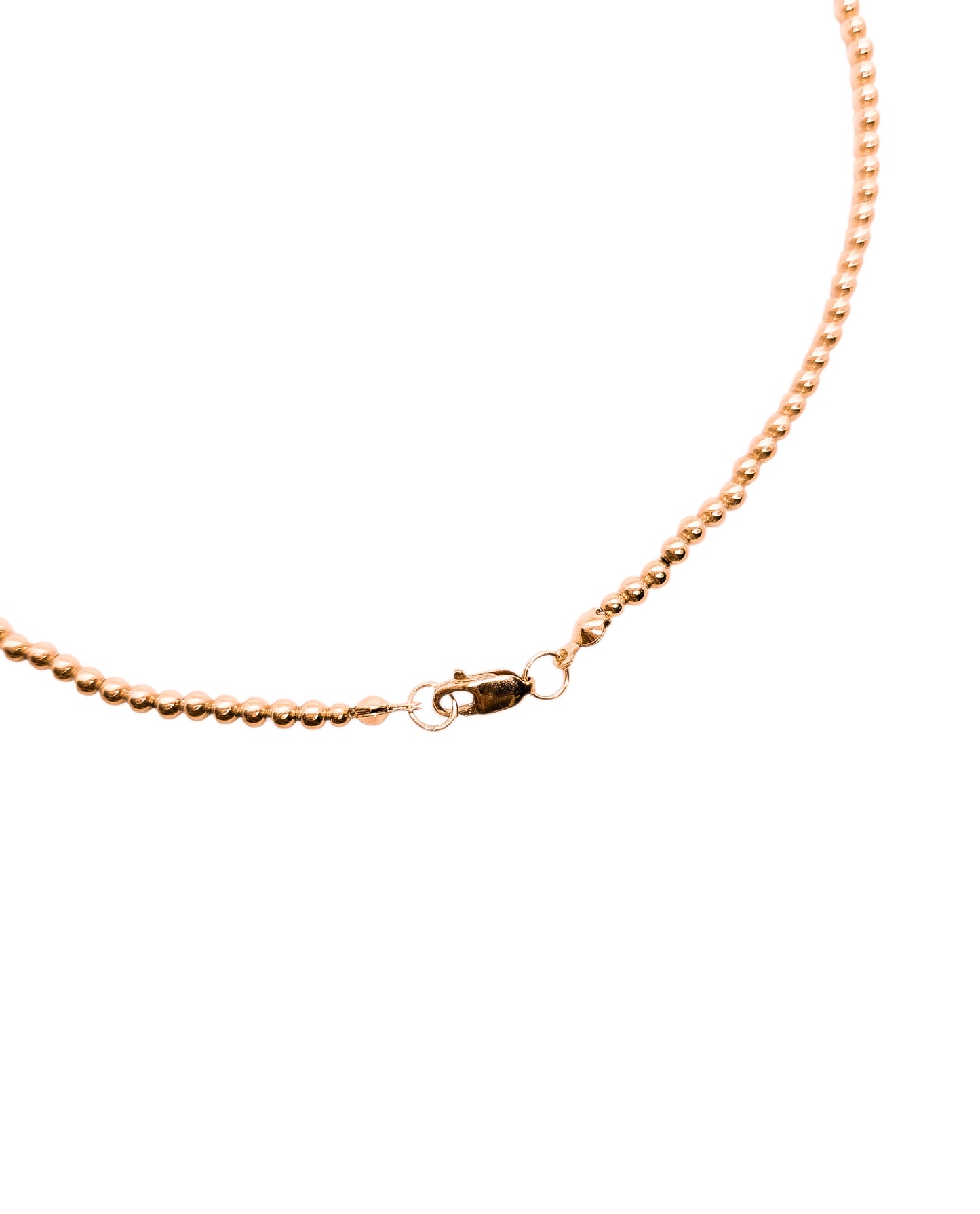 Collar bola BIMETAL DORADA 3mm (PLATA Y ORO)