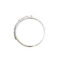 Anillo media churumbela colores plata 925