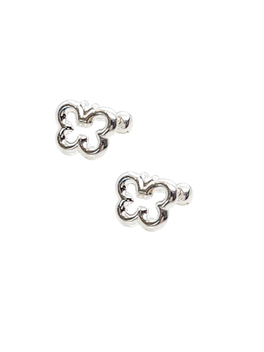 Broquel Silueta mariposa PLATA 925