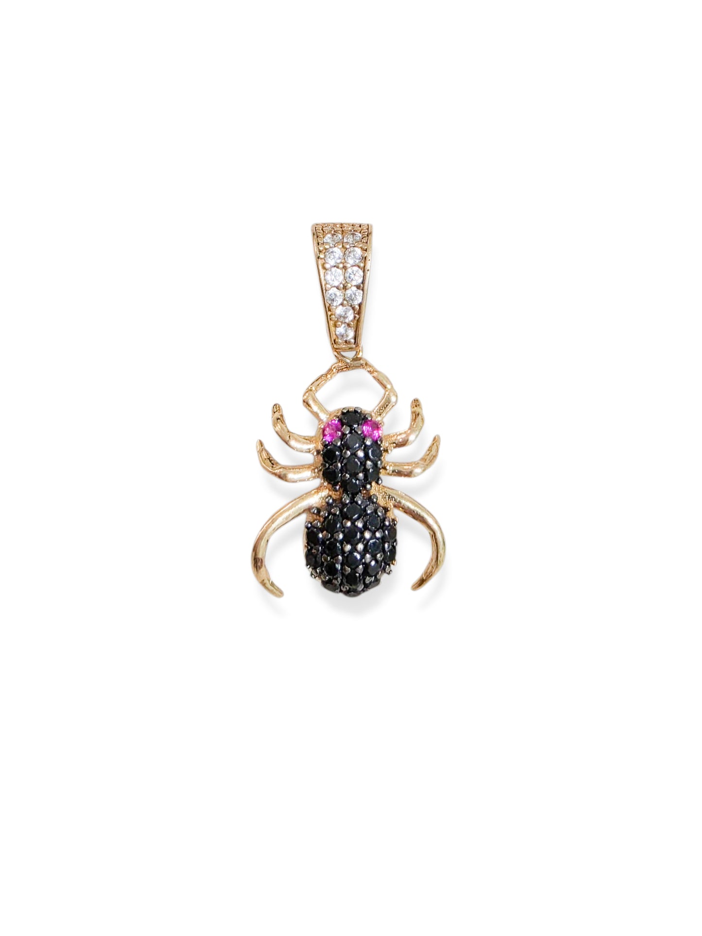 Dije de araña pierdas oro 10k