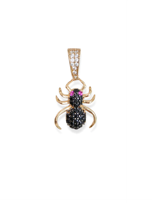 Dije de araña pierdas oro 10k