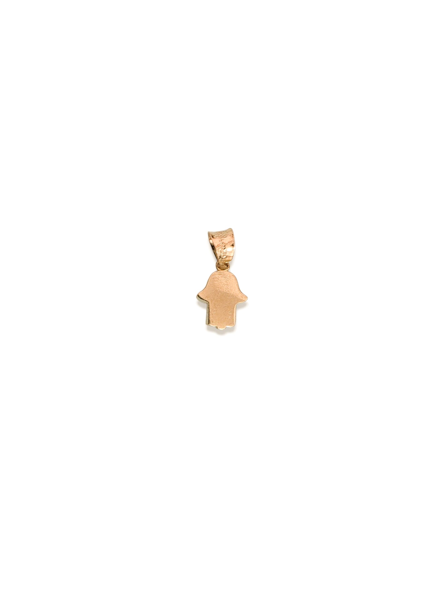 Dije mano de Fatima lisa oro 10k