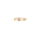 Anillo círculos con piedras ORO 10K
