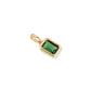 Dije con zirconia verde oro 10k