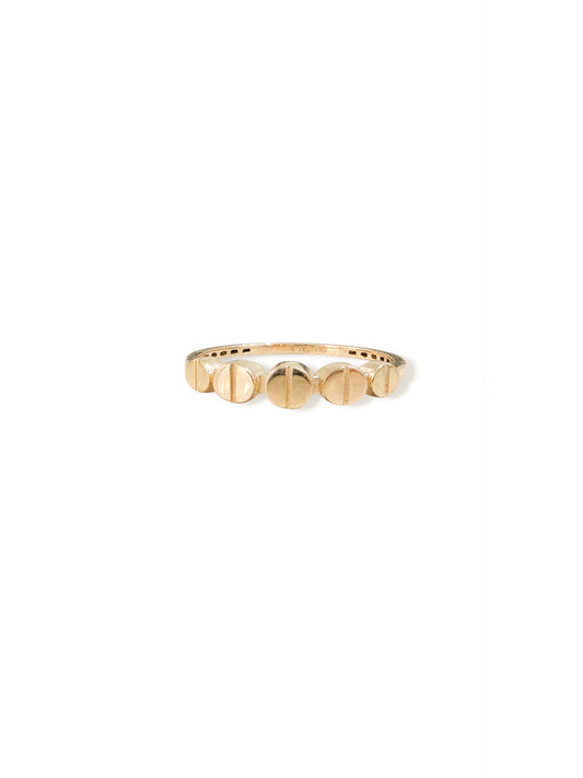 Anillo círculos ORO 10K