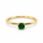 Anillo Esmeralda natural oro 10k
