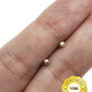 Par de Broquel Hongo facetado básico oro 10k dorado