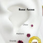 Par de Broquel recto básico ROSA FUCSA