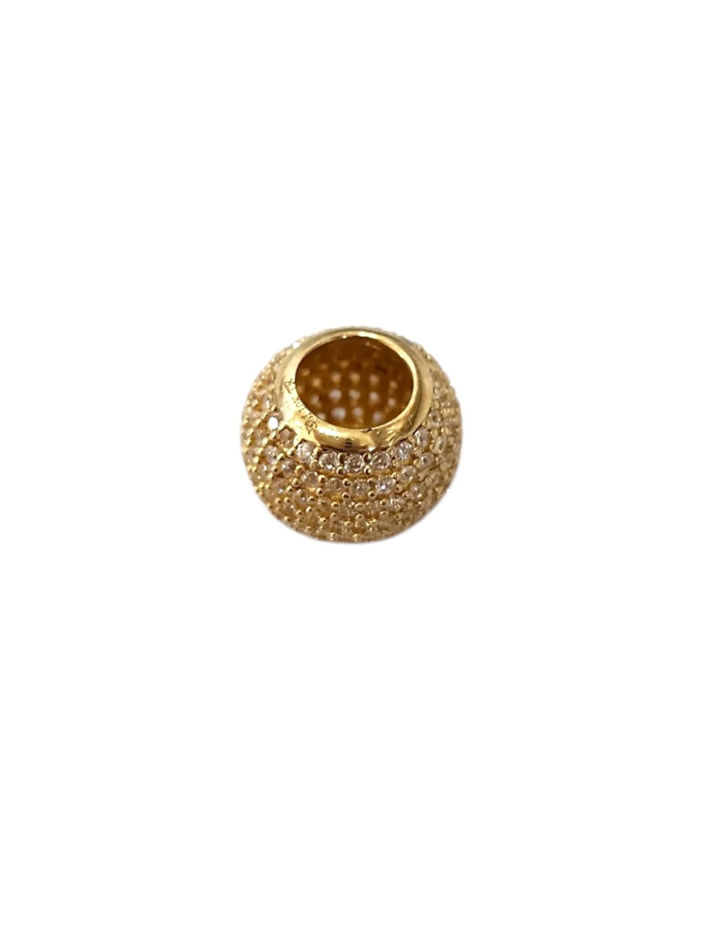 Dije Esfera con piedras ORO 10K
