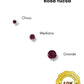 Par de Broquel recto básico ROSA FUCSA
