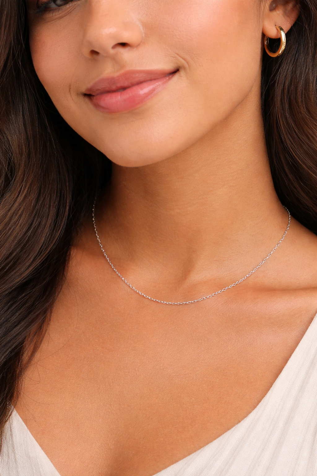 Amaris Ancla Abierta Mini 1mm de grosor Plata 925