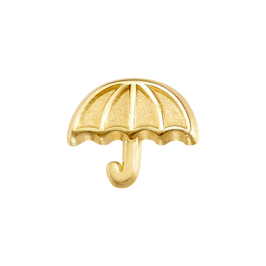 Broquel paraguas oro 10k DORADO