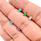 Par broquel Marquisse colores Plata 925