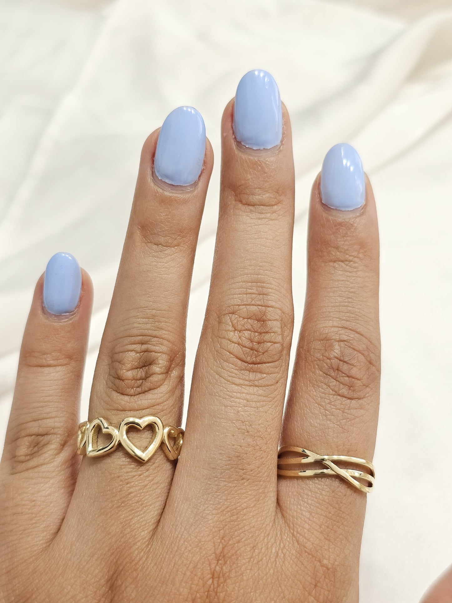 Anillo corazon y lineas oro 10k dorado